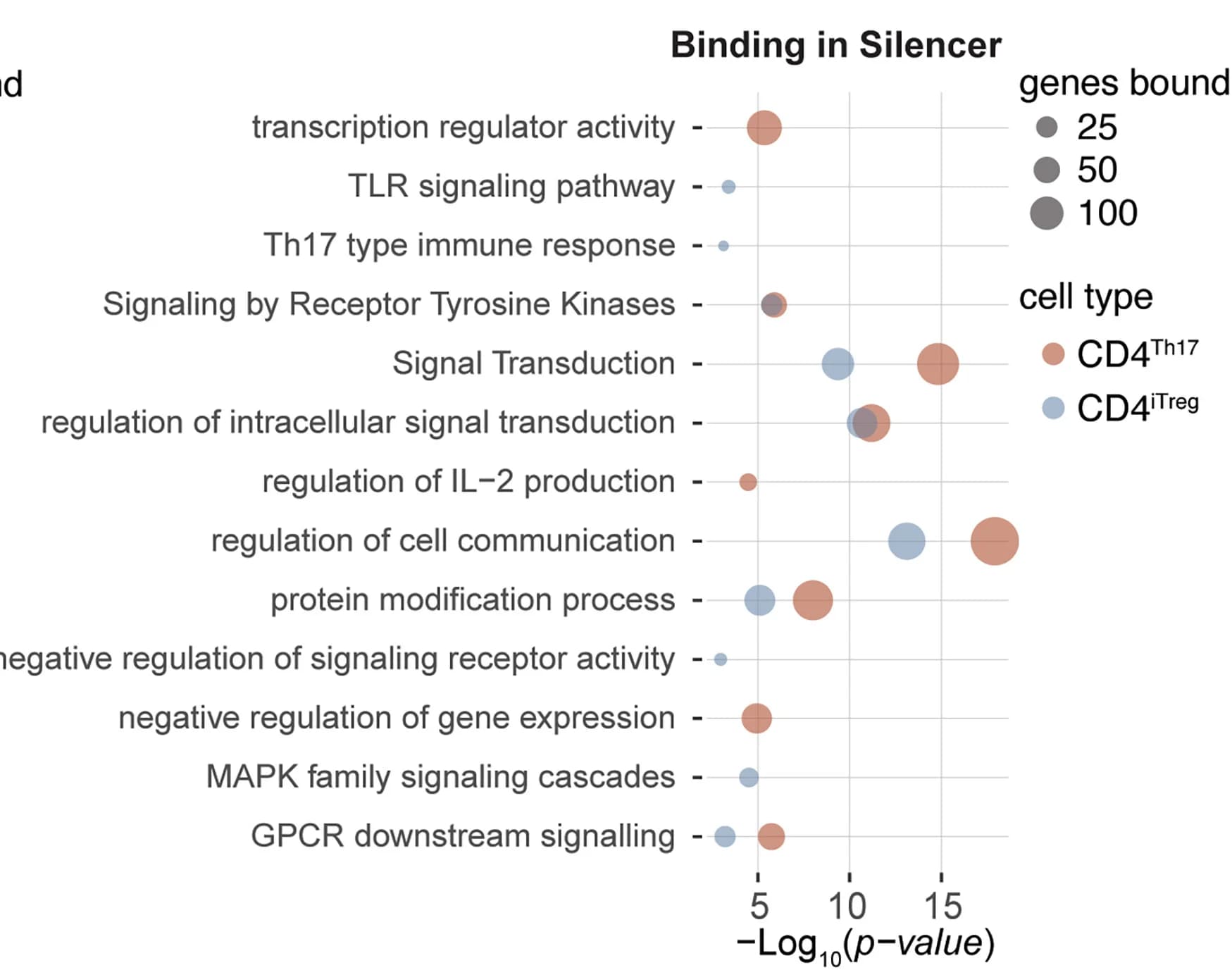 Open access visualization of Bubble Plot, GO Pathway Analysis, Reactome Pathway Analysis, IRF4, Silencer Regions