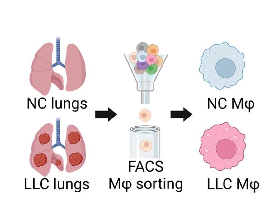 Open access visualization of Workflow, Flowchart, Illustration, Experimental Outline, Macrophages Sorting