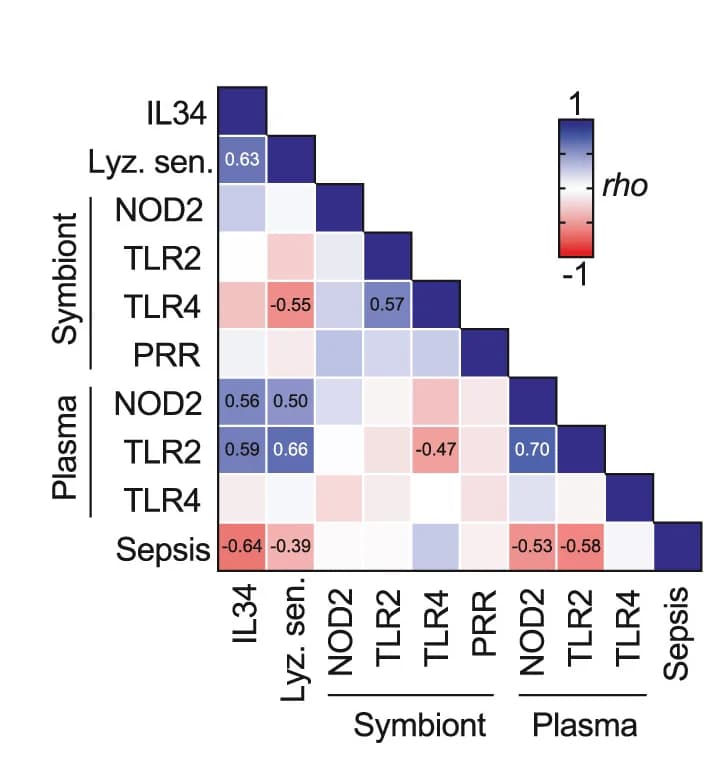 Open access visualization of Heatmap, IL-34, Phylum, Class