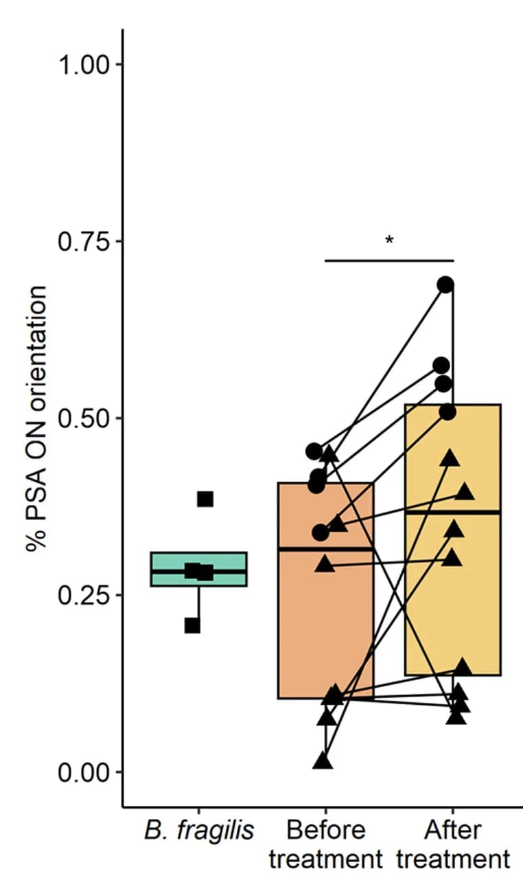 Open access visualization of Box Plot, Scatter Plot, Line Plot, PSA Promoter, B. fragilis