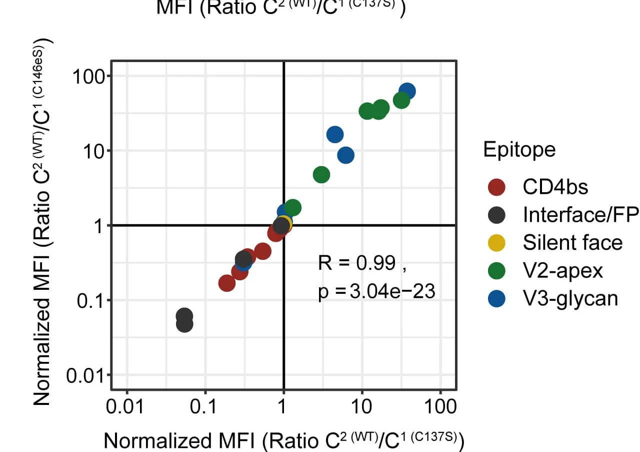 Open access visualization of Scatter Plot, Regression Plot, Binding, C2 Trimer, C1 Trimer