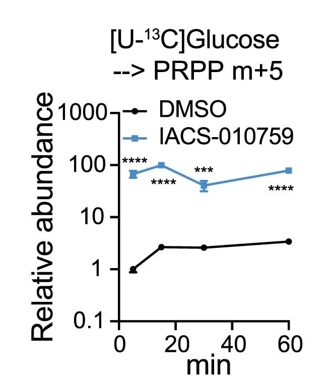 Open access visualization of Line Plot, Error Bars, PRPP, H460 Cells, DMSO
