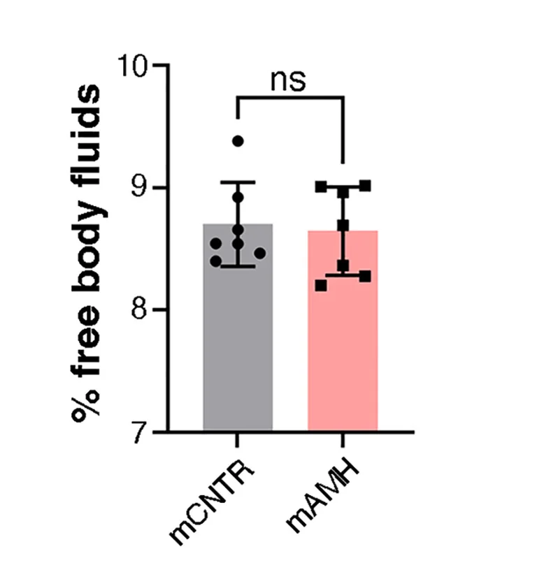 Open access visualization of Bar Plot, Error Bars, Body composition, mCNTR, mAMH
