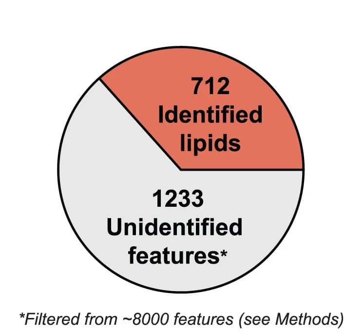 Open access visualization of Pie Chart, Lipids, Lipid-like Features, Background Ions, Contaminants