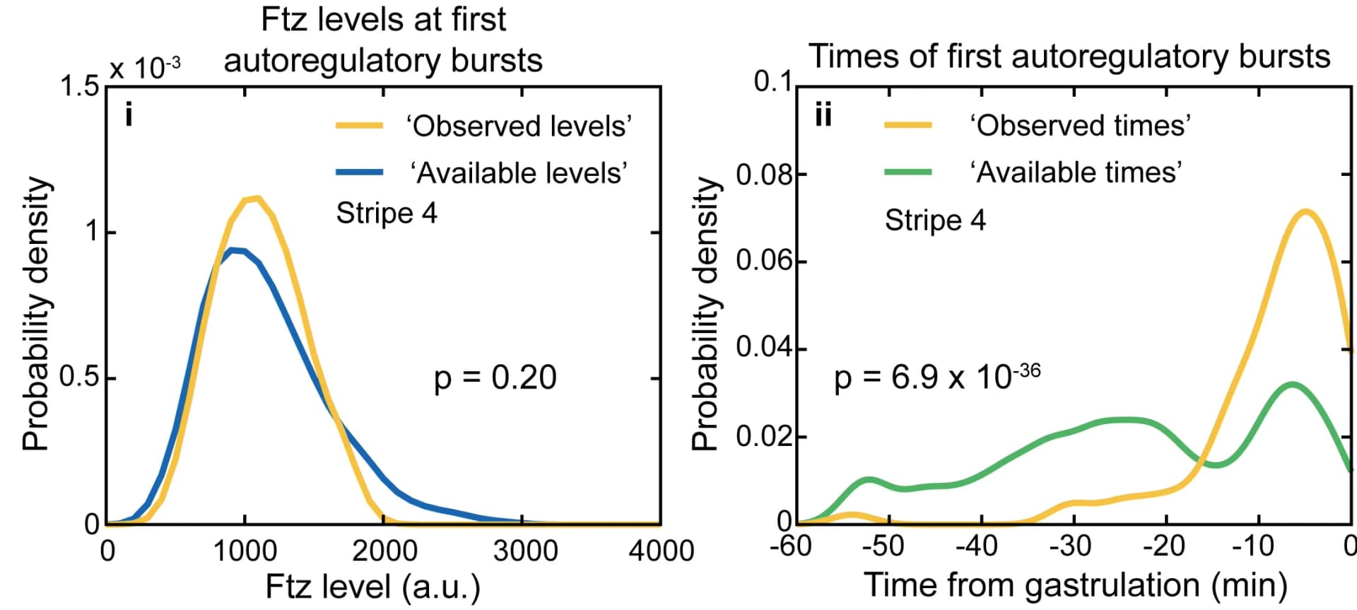 Open access visualization of Line Plot, Density Plot, Ftz Levels, Autoregulatory Enhancer, Time Points