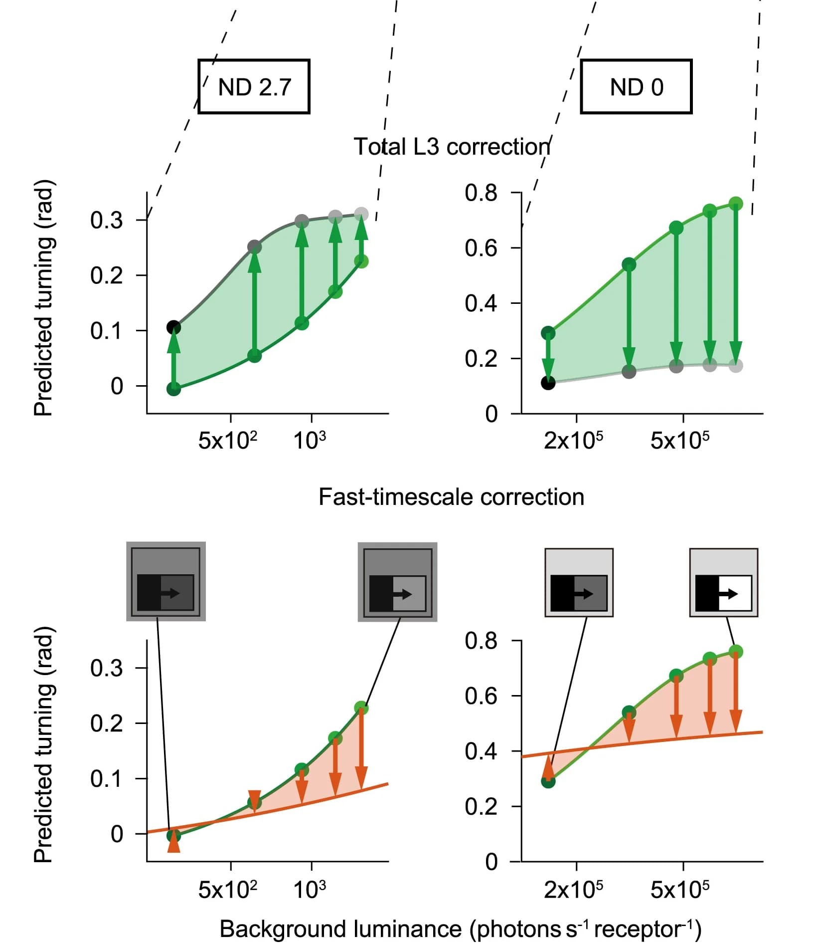 Open access visualization of Line Plot, Error Bars, L3 Correction, L3-Blocked Flies, Turning Response