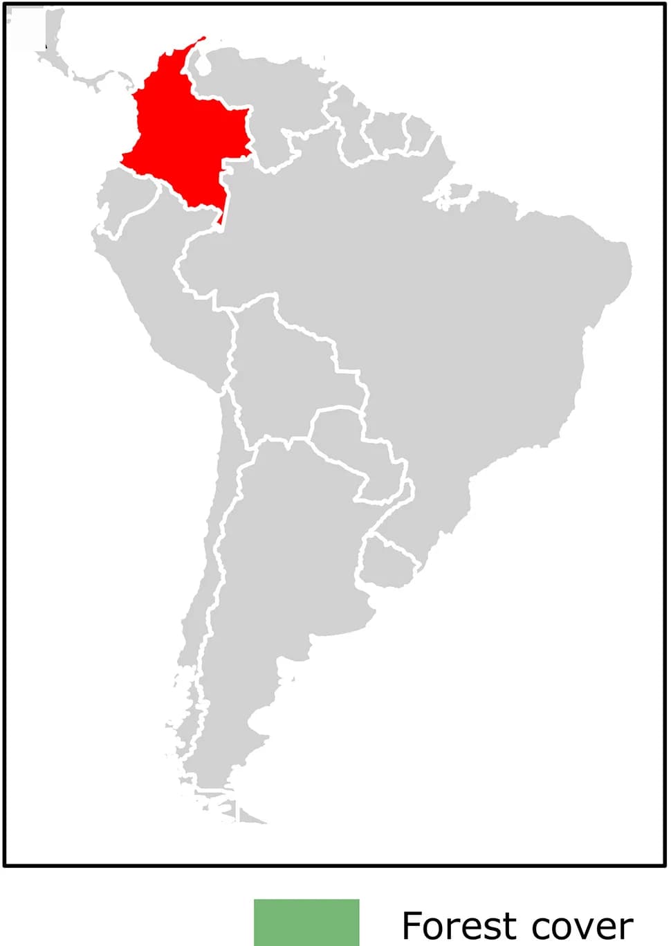 Open access visualization of Geo Map, Neotropical Region, Colombia