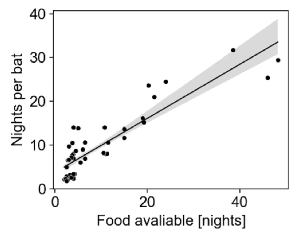 Open access visualization of Scatter Plot, Regression Plot, Tree Visitation, Bats, Linear Model