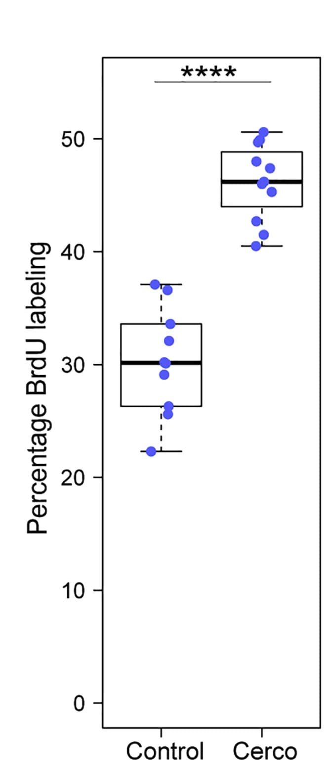 Open access visualization of Box Plot, Scatter Plot, S Phase Entry, Limb Blastema, Cercosporamide