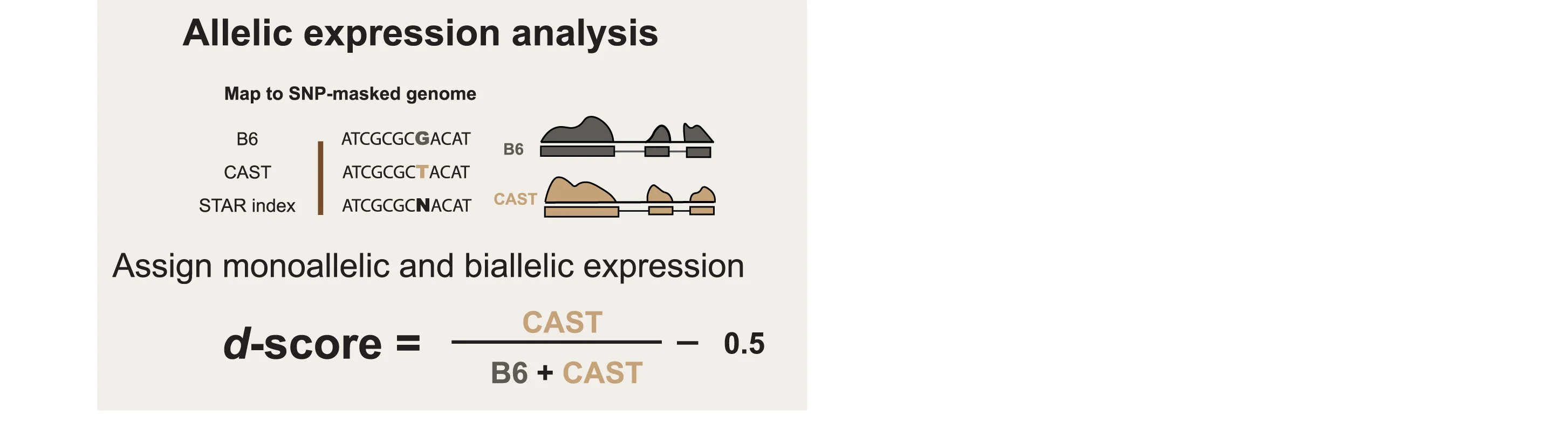 Open access visualization of Illustration, Workflow, Allelic Expression, D-scores