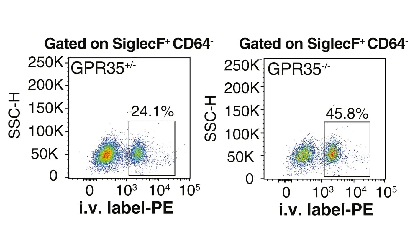 Open access visualization of Scatter Plot, Flow Cytometry Plots, Eosinophils, Lungs, Mice