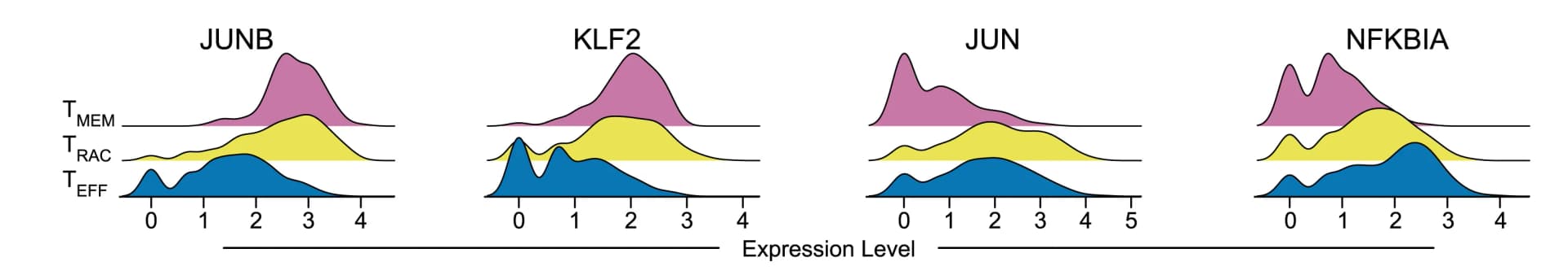 Open access visualization of Density Plot, Ridge Plot, Ridge Plots, Gene Expression, Tmem Cells
