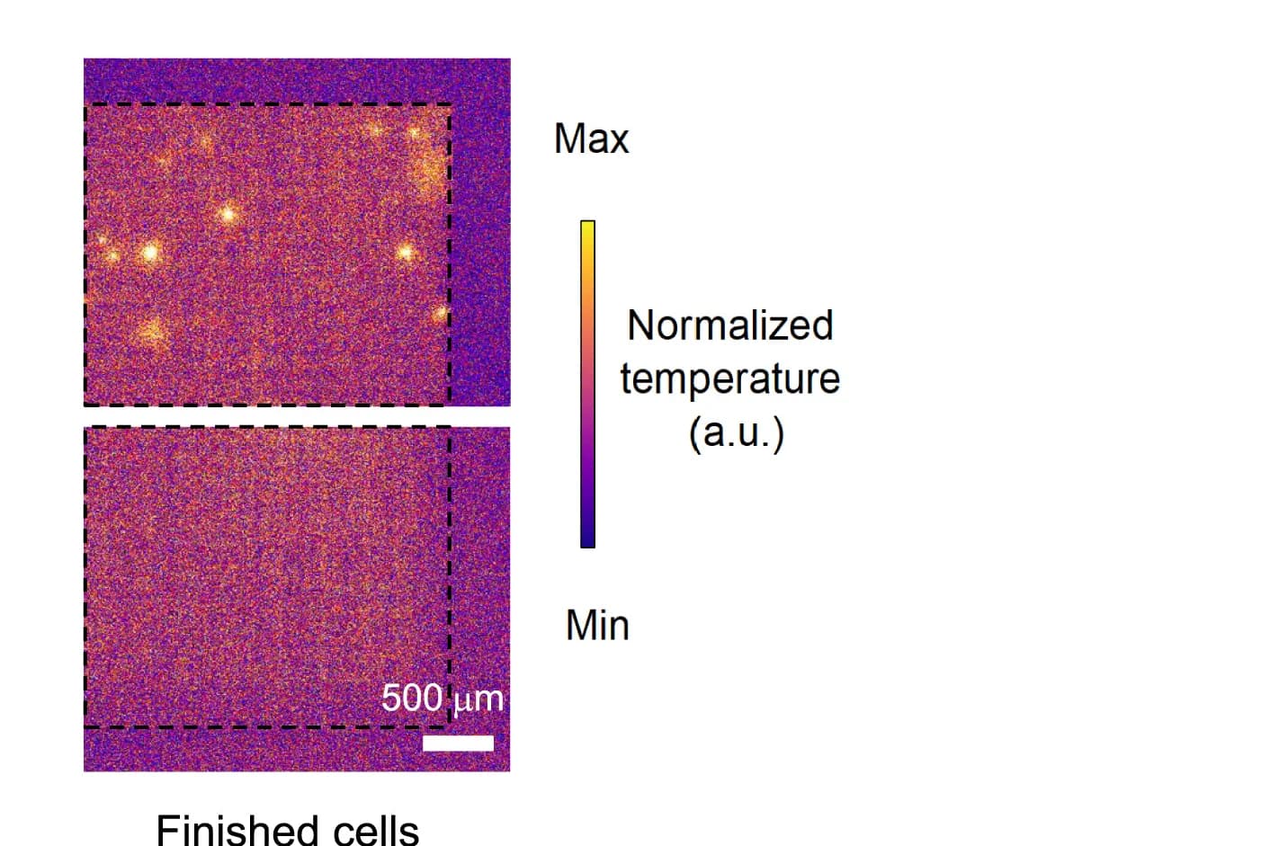 Open access visualization of Heatmap, Lock-In Thermography, Finished Cells, Forward Bias, SiO2-NPs