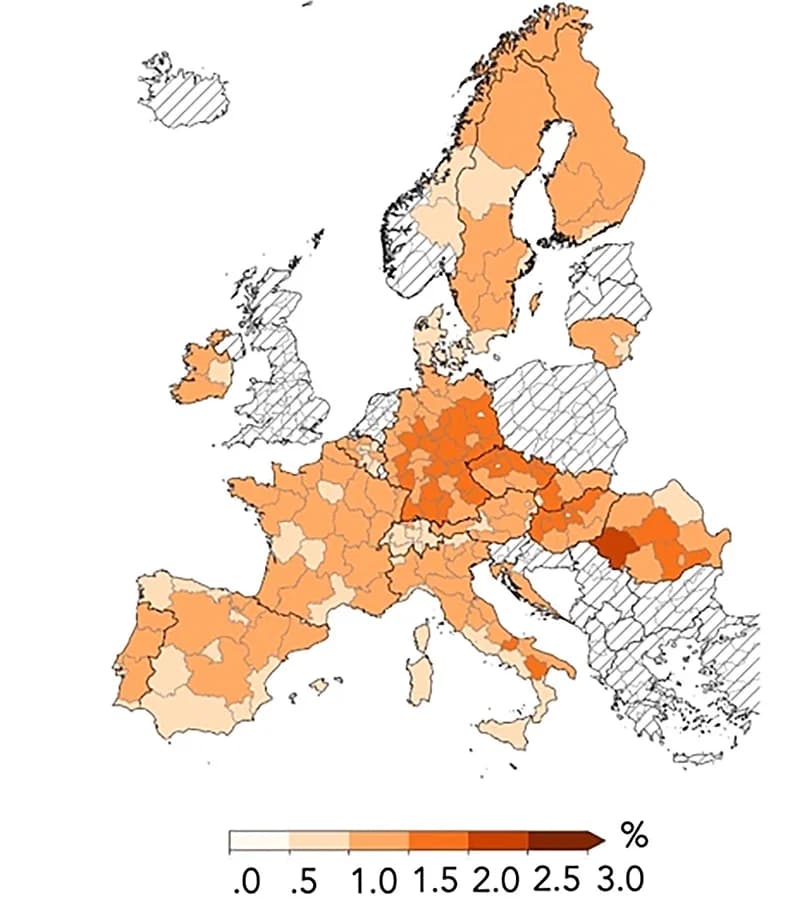 Open access visualization of Geo Map, Decarbonization, At-Risk Jobs