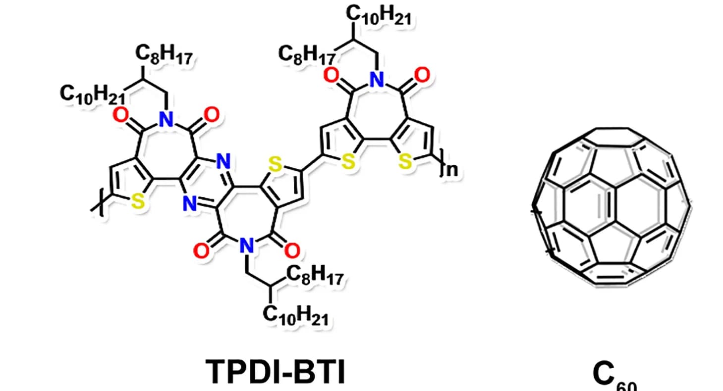 Open access visualization of Chemical Structure, Chemical Structures, TPDI-BTI, C60