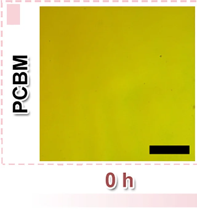 Open access visualization of Microscopy, Photo, Optical Microscope, PCBM Film, Aging
