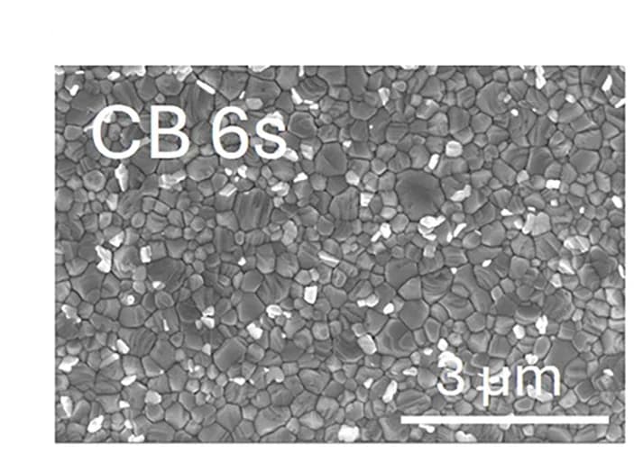 Open access visualization of Microscopy, SEM, CB6s Sample, Top-View Image