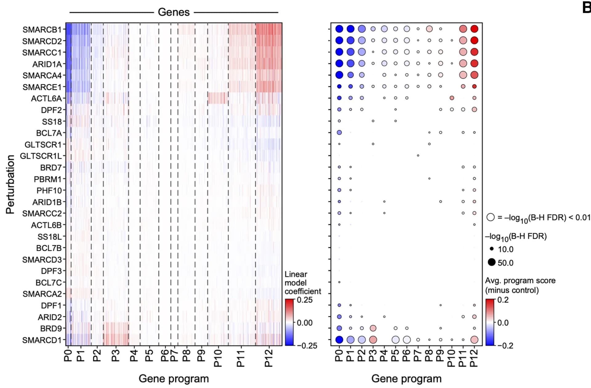 Open access visualization of Heatmap, Bubble Plot, Regulatory Model, Gene Expression, Perturbation