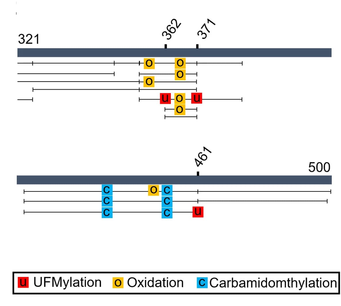 Open access visualization of Illustration, PEAKS Software, MAVS, Post-translational Modification, UFMylation