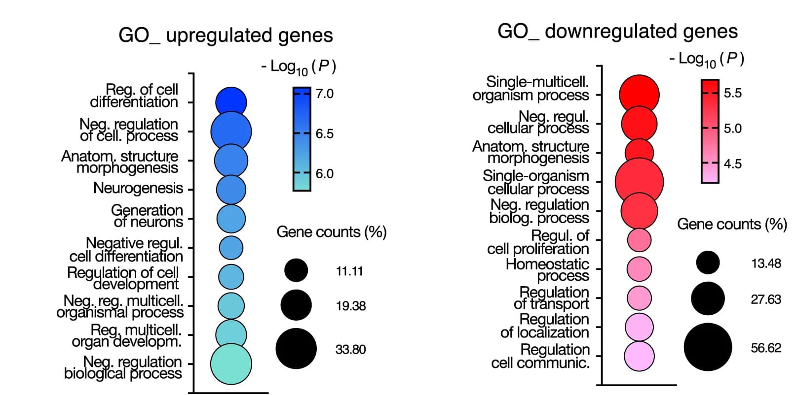 Open access visualization of Bubble Plot, Gene Ontology, GO Terms, DAVID, Genes