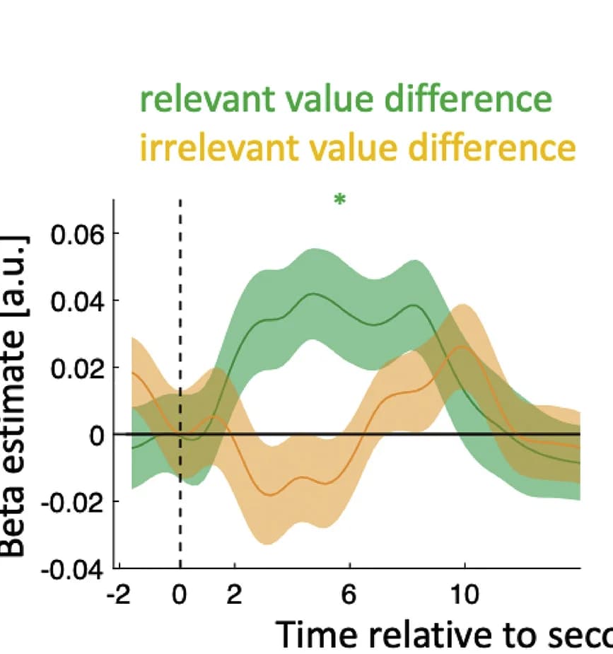 Open access visualization of Line Plot, Error Bars, dmPFC Activity, Time Courses, Character Difference