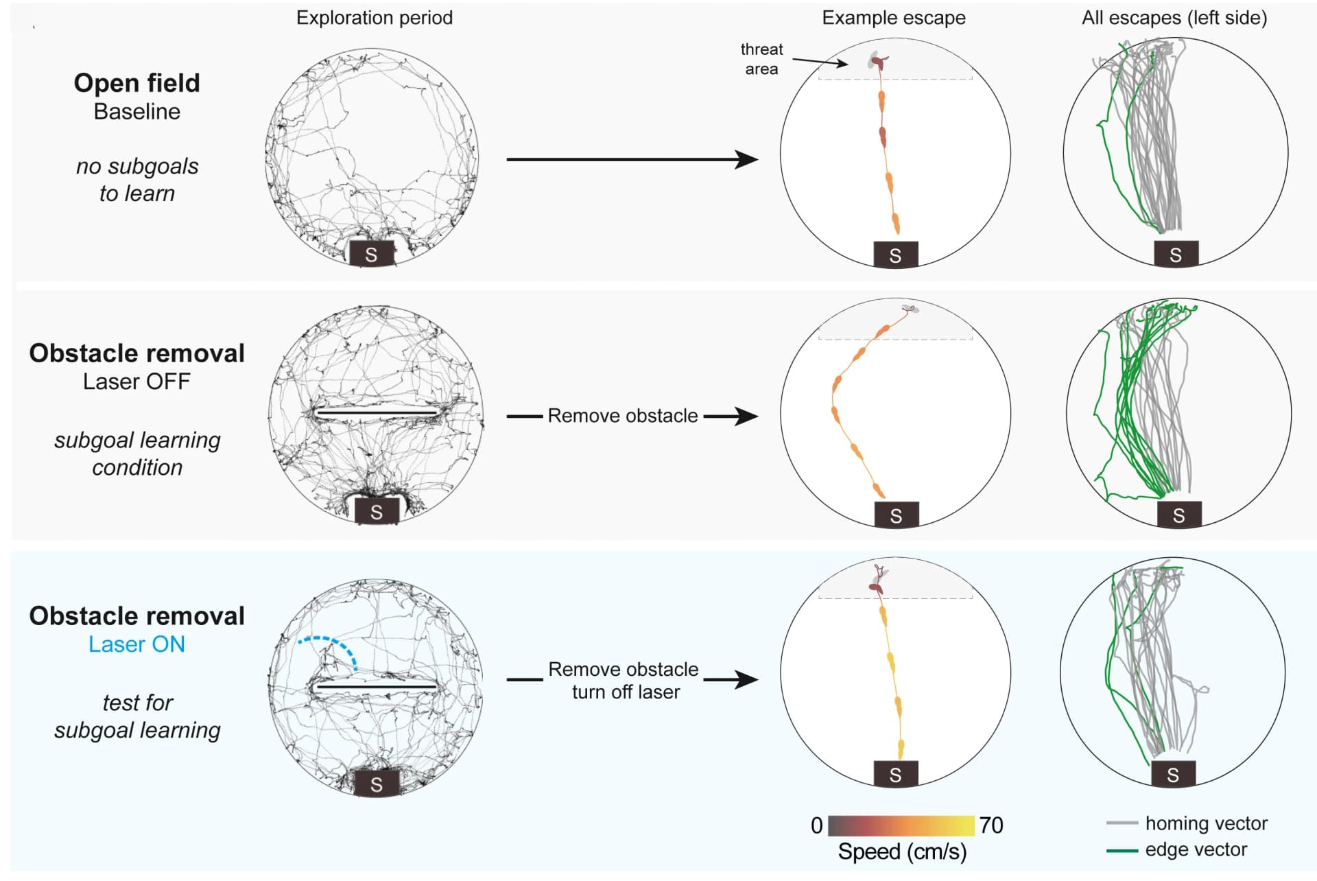 Open access visualization of Line Plot, Exploration, Escape Routes, Open Field, Obstacle Removal