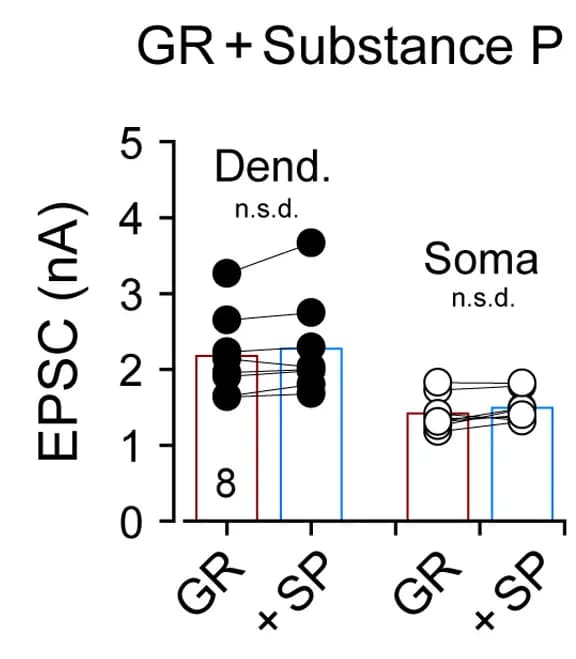 Open access visualization of Bar Plot, Scatter Plot, Line Plot, NK1 Receptors, Somatic Current