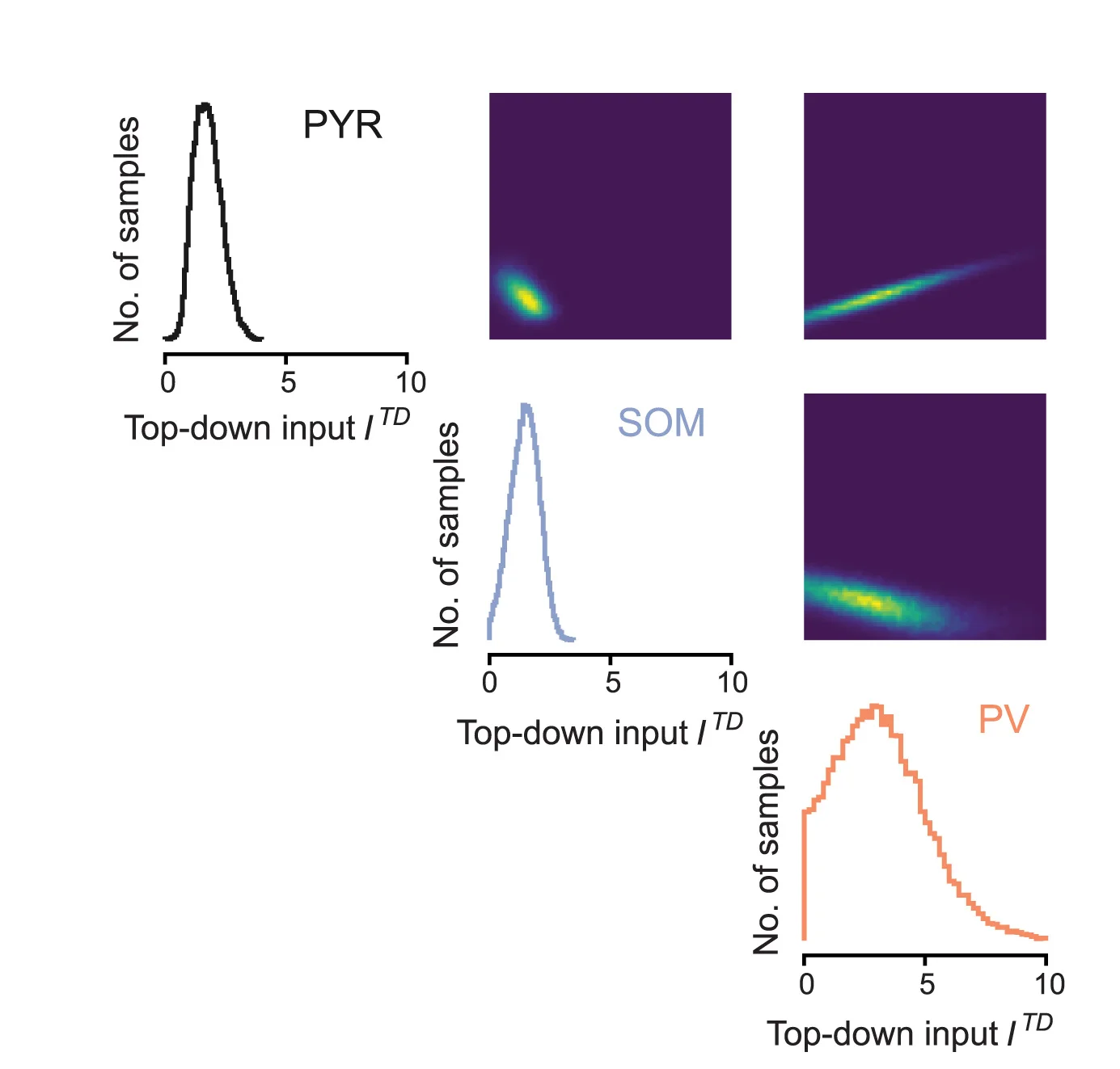 Open access visualization of Line Plot, Density Plot, Heatmap, Posterior Distribution, Top-Down Modulation