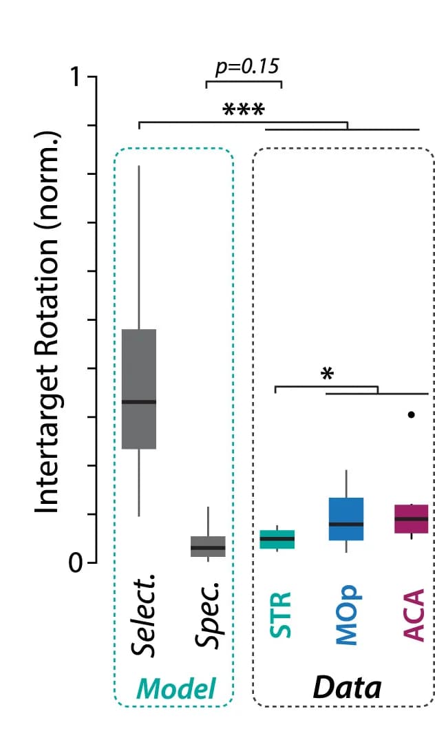 Open access visualization of Box Plot, Intertarget Rotation, Population Activity Trajectories, Models, Data