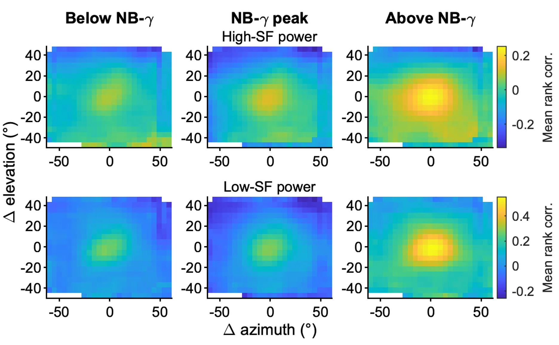 Open access visualization of Heatmap, Rank Correlation, Spatial Frequency Power, LFP Power, Frequency Bands