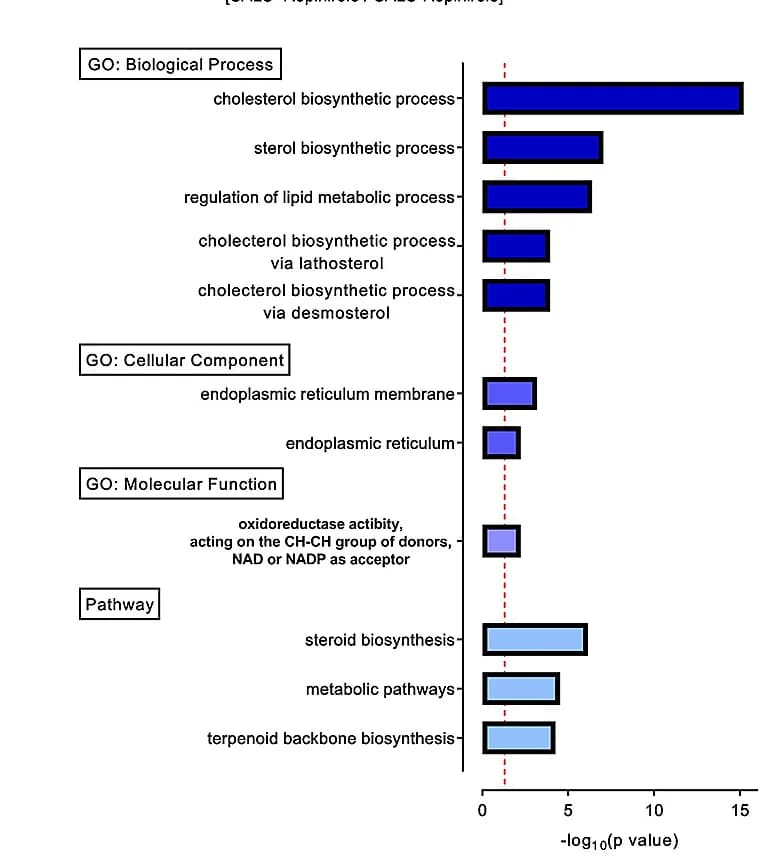 Open access visualization of Bar Plot, Gene Expression, Enzymes, CS Pathway