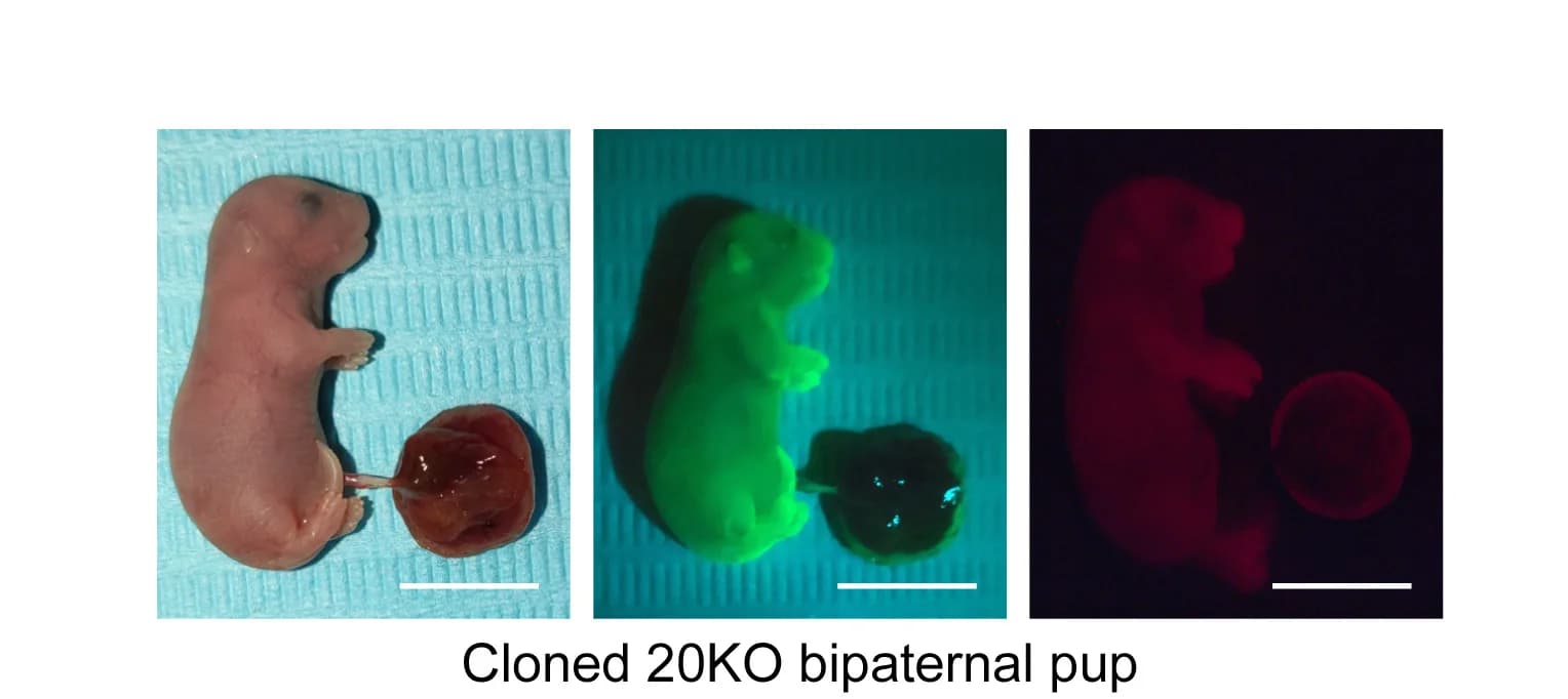 Open access visualization of Photo, Clone, 20KO Bi-paternal Mouse, Placenta