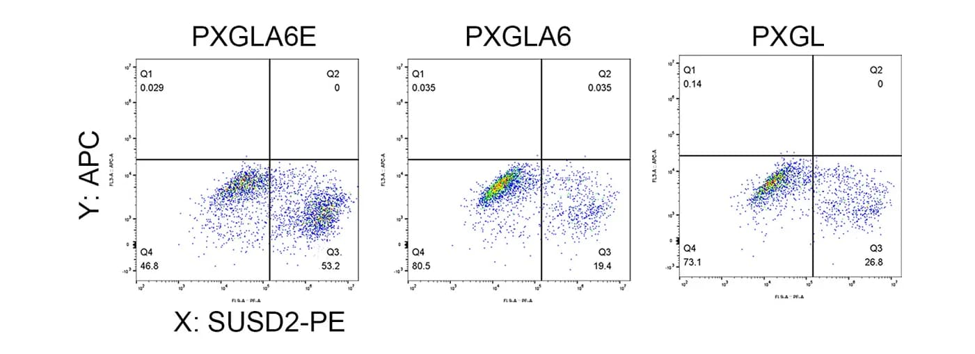 Open access visualization of Scatter Plot, SUSD2, Flow Cytometry, Directly Reprogrammed Cells
