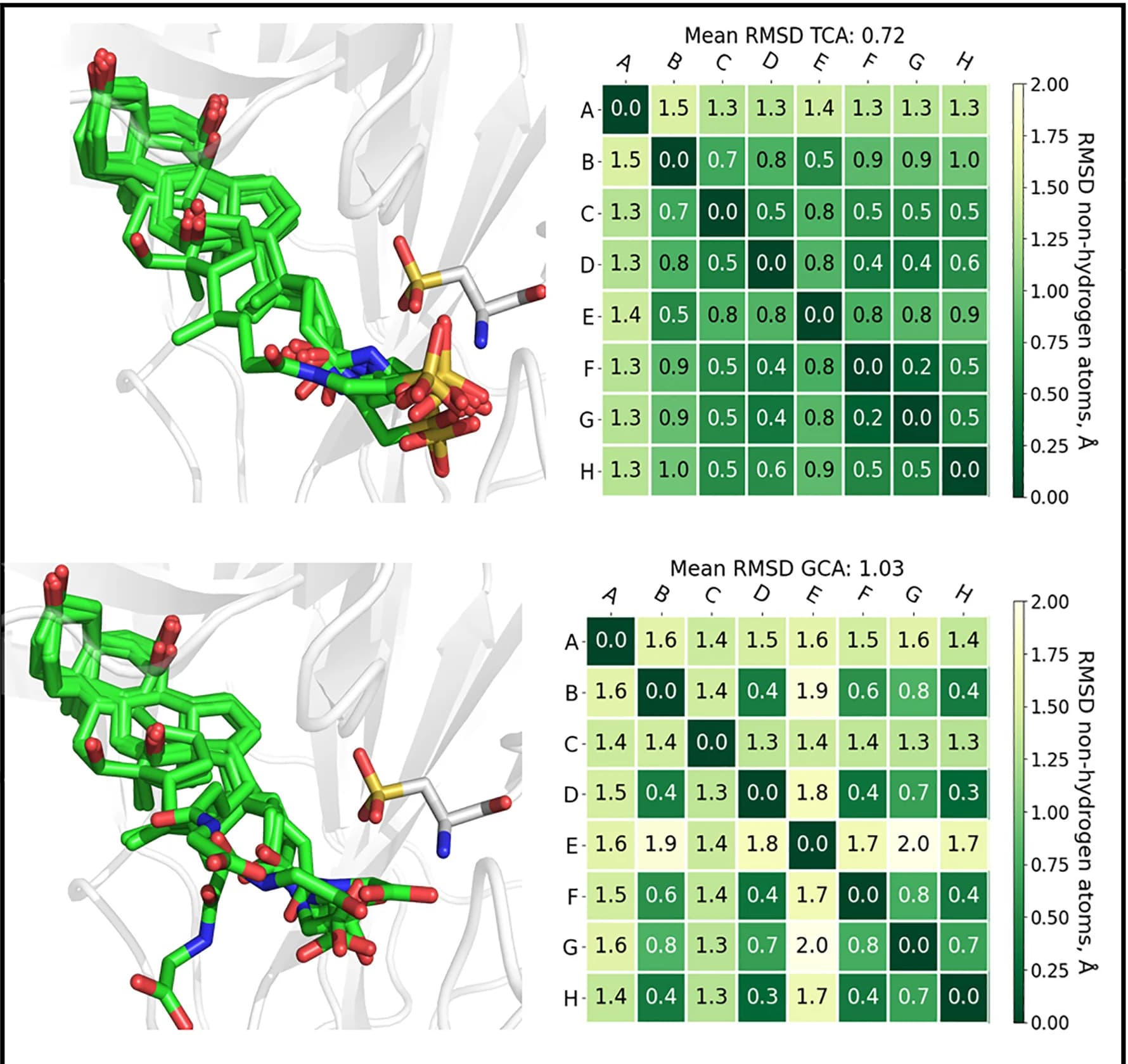 Open access visualization of Heatmap, TCA, GCA, BSH Subunits, Overlay