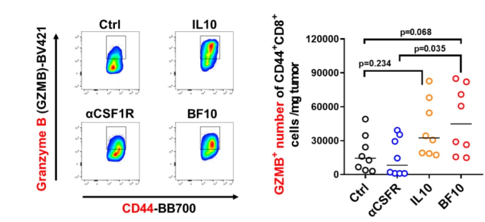 Open access visualization of Scatter Plot, Plots, Granzyme B, Tumor-Infiltrating T Cells, Tumors