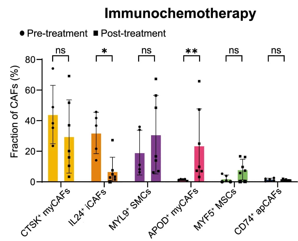 Open access visualization of Bar Plot, Error Bars, Scatter Plot, Bar Graphs, Fibroblast Subtype