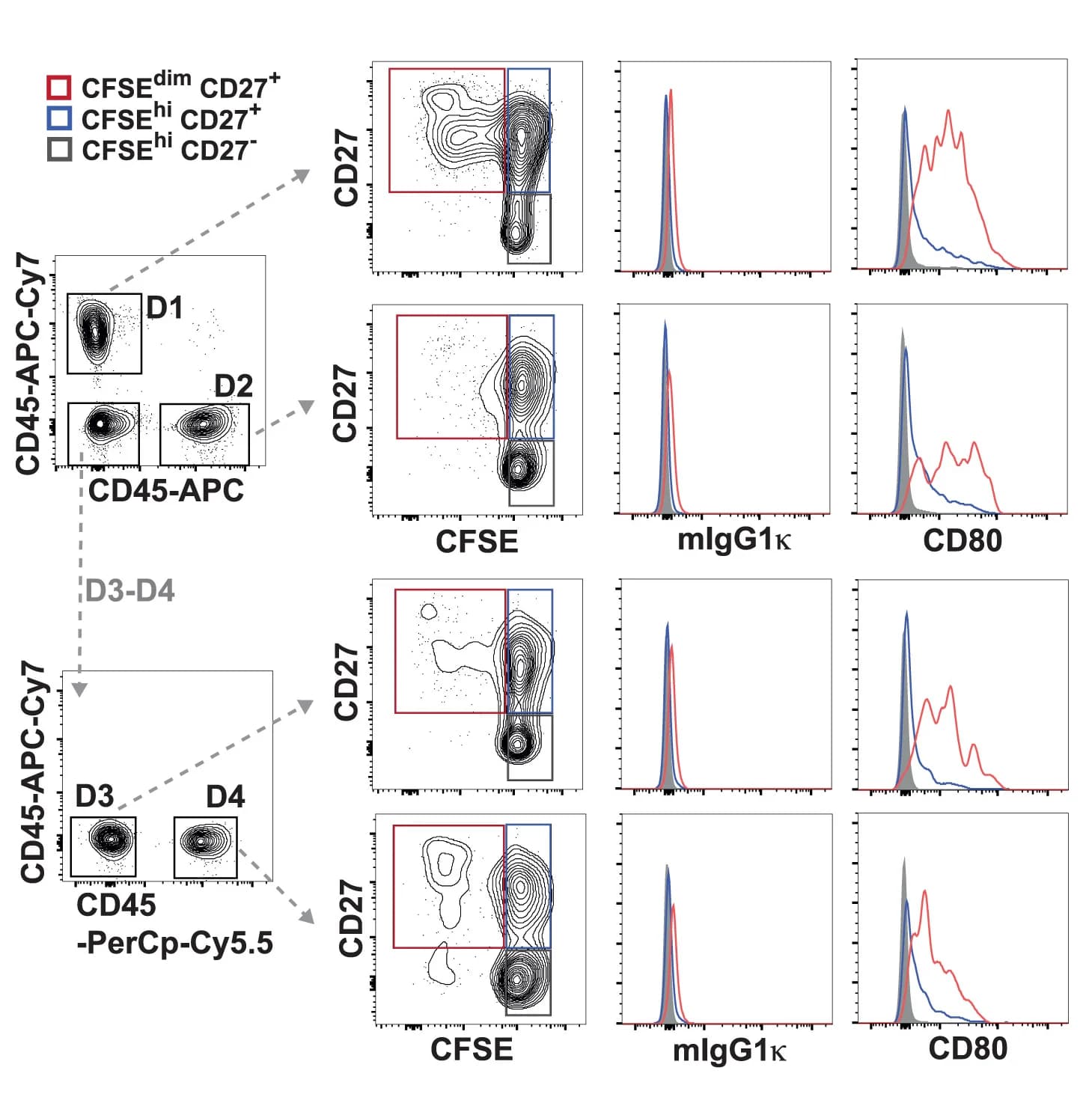 Open access visualization of Scatter Plot, Line Plot, Density Plot, CD45, B Cells