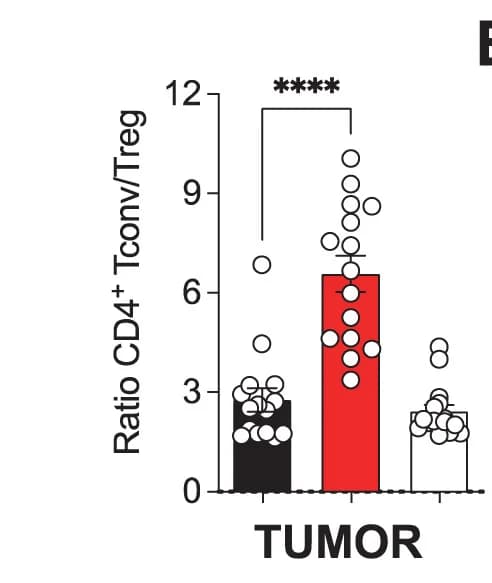 Open access visualization of Bar Plot, Scatter Plot, Error Bars, Tconv, Treg Cells
