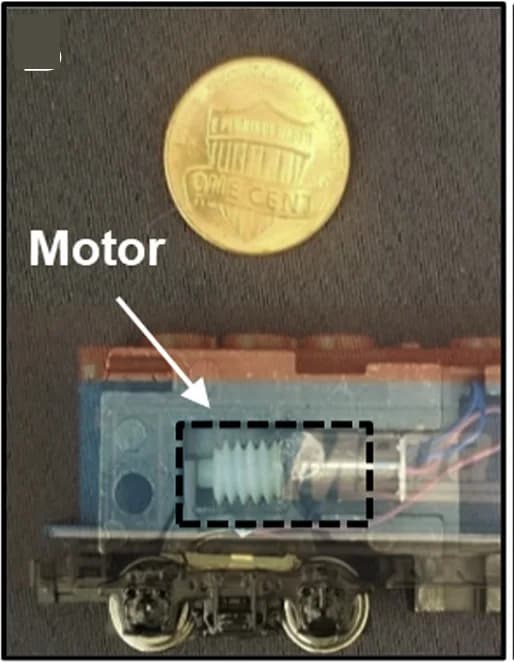 Open access visualization of Photo, Microbattery, Train Motor