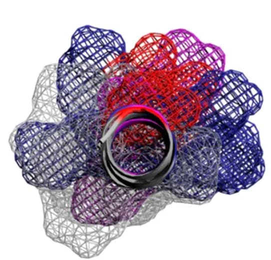 Open access visualization of Protein Structure, 3D Plot, Chemical Structure, Solvent Accessible Surface, AlphaS1-25