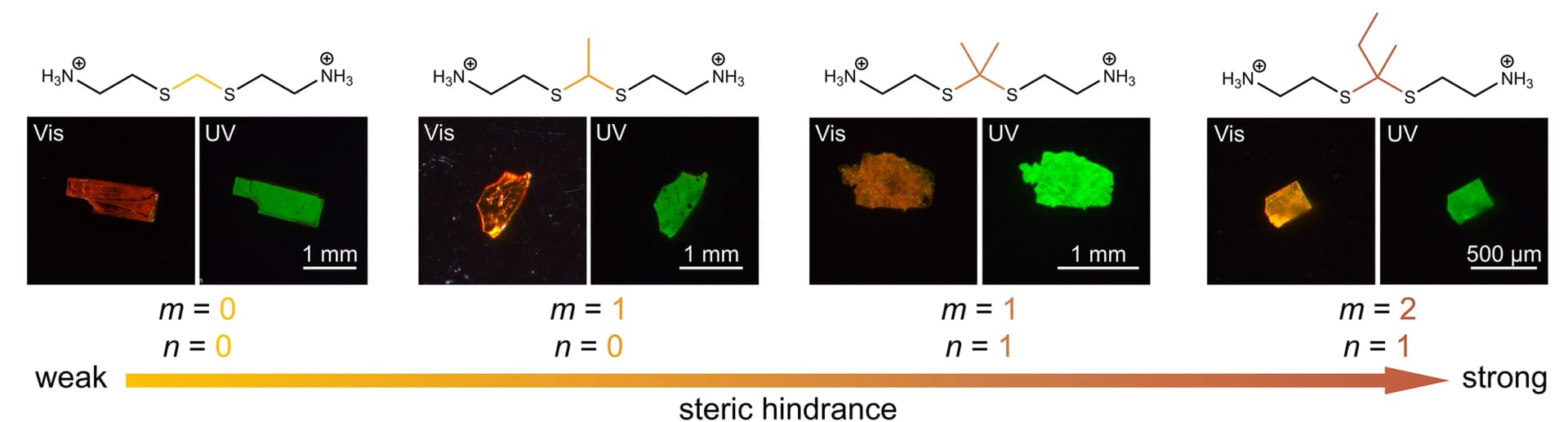 Open access visualization of Microscopy, Chemical Structure, Stereo Fluorescence Microscopy, SFM, Single Crystals