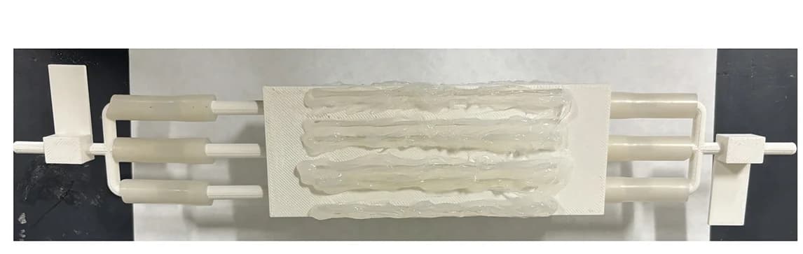Open access visualization of Photo, 3D-Printed Coolers, Three-Channel Cooler, Heat Exchanger Plates, Epoxy