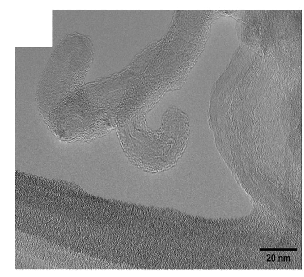 Open access visualization of Microscopy, TEM Image, Carbon Nanotube, Ni-Mo/MgO, Catalyst Reduction