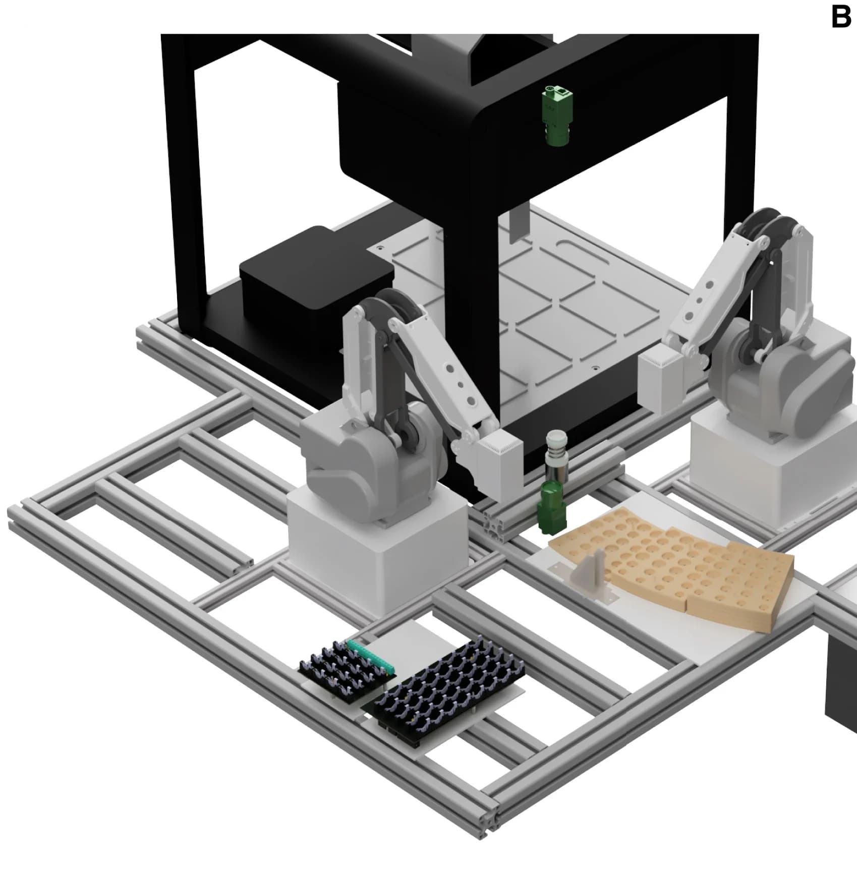 Open access visualization of Illustration, Workflow, Robotic Platform, Coin-Cell Assembly, Liquid Mixing