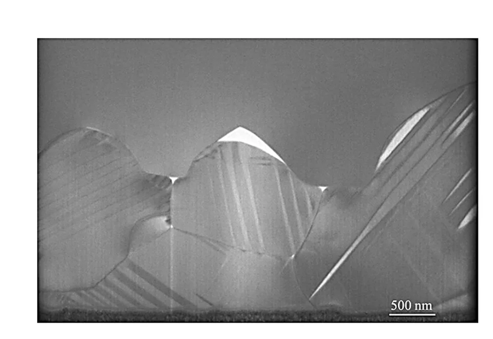 Open access visualization of Microscopy, TEM Images, T Domains, 0.13 PZ Composition