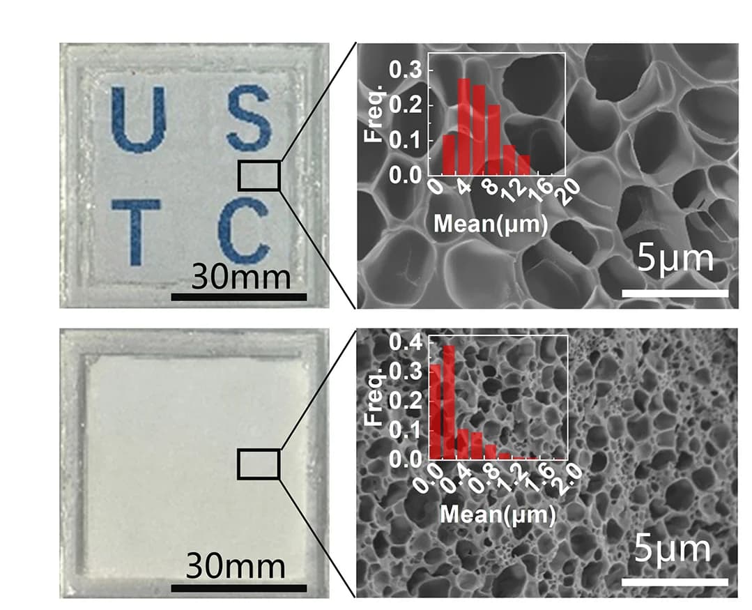 Open access visualization of Microscopy, Histogram, SEM, Optical Images, PNIPAm