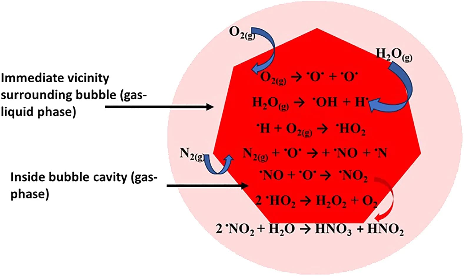 Open access visualization of Workflow, Illustration, Nitrogen, Oxygen, Bubble Cavity