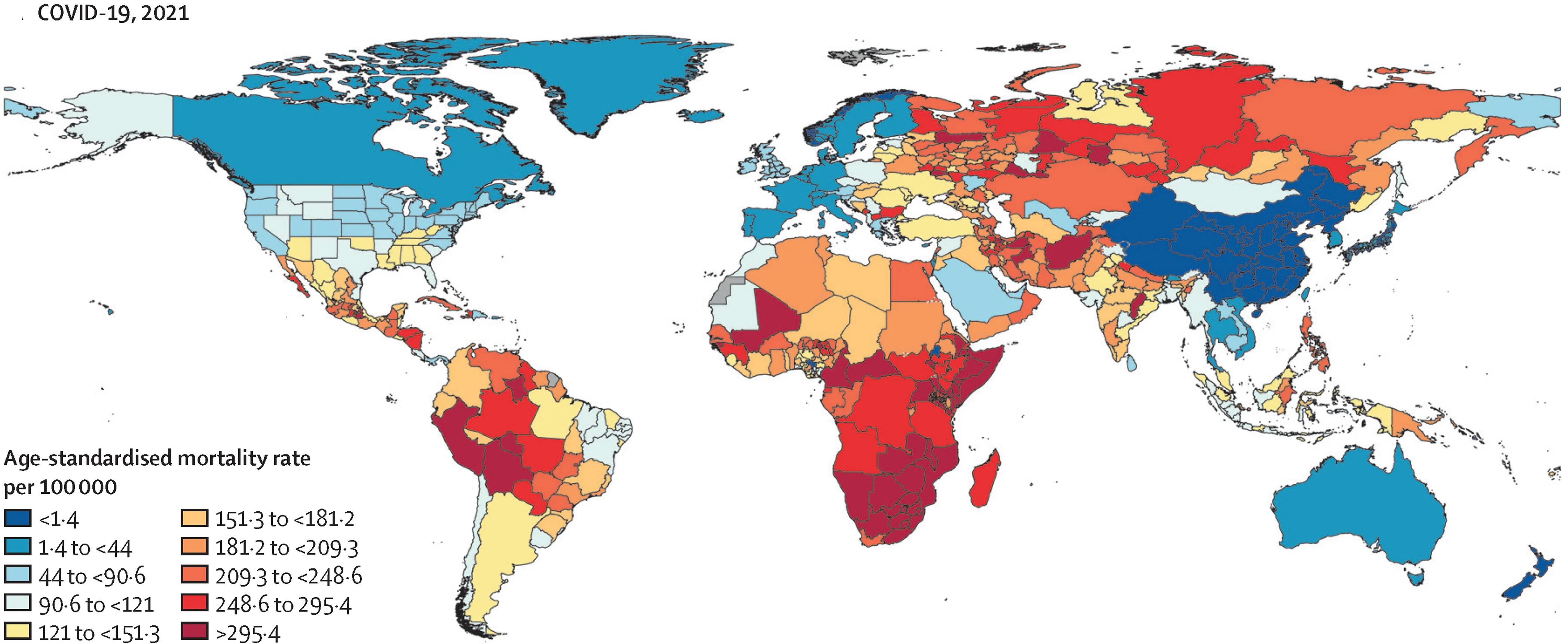 Open access visualization of Geo Map, Global Choropleth Maps, COVID-19