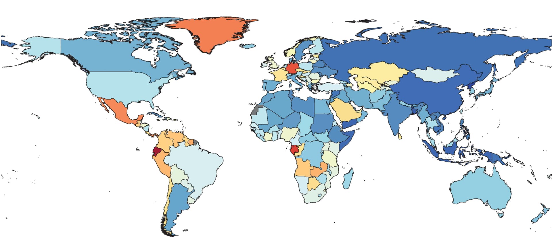 Open access visualization of Geo Map, Prevalence, Idiopathic Epilepsy, Epilepsy