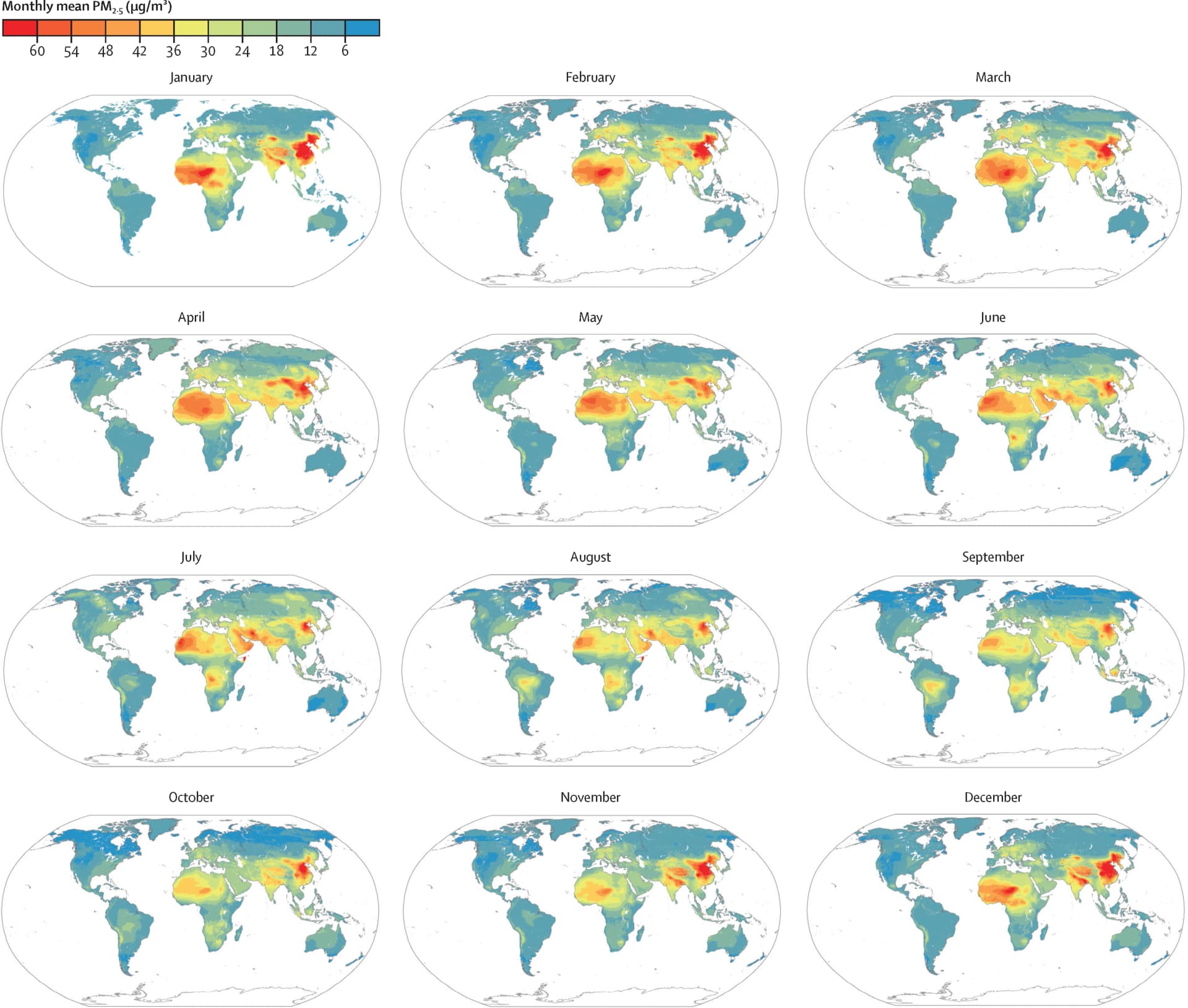 Open access visualization of Geo Map, Heatmap, PM2.5, Air Quality, Environmental Science